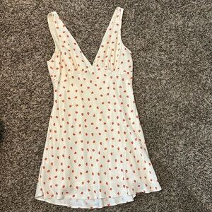 Zara strawberry mini dress